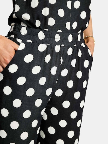 Regular Pantalon ' DOT ' Liberte Essentiel en noir
