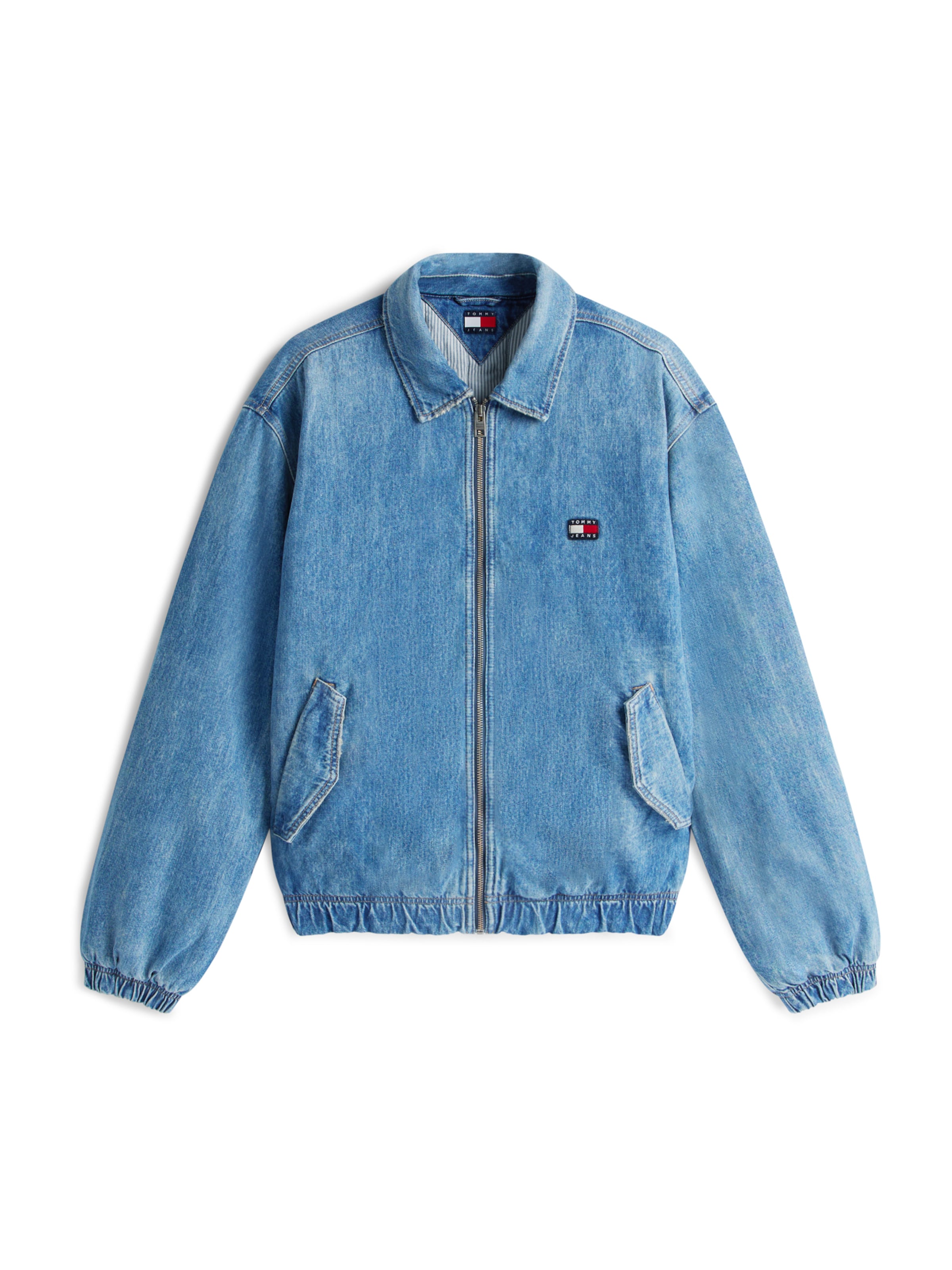 Veste mi-saison 'ESSENTIAL' Tommy Jeans en bleu : devant