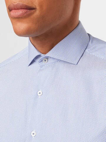 ETERNA Regular fit Button Up Shirt 'City' in Blue