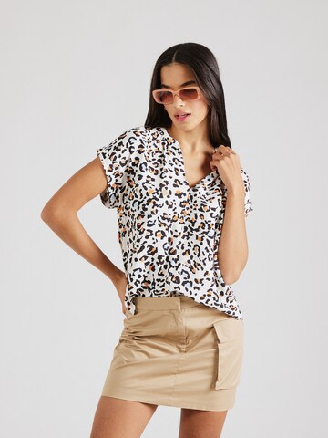 Camicia da donna di s.Oliver in beige: frontale