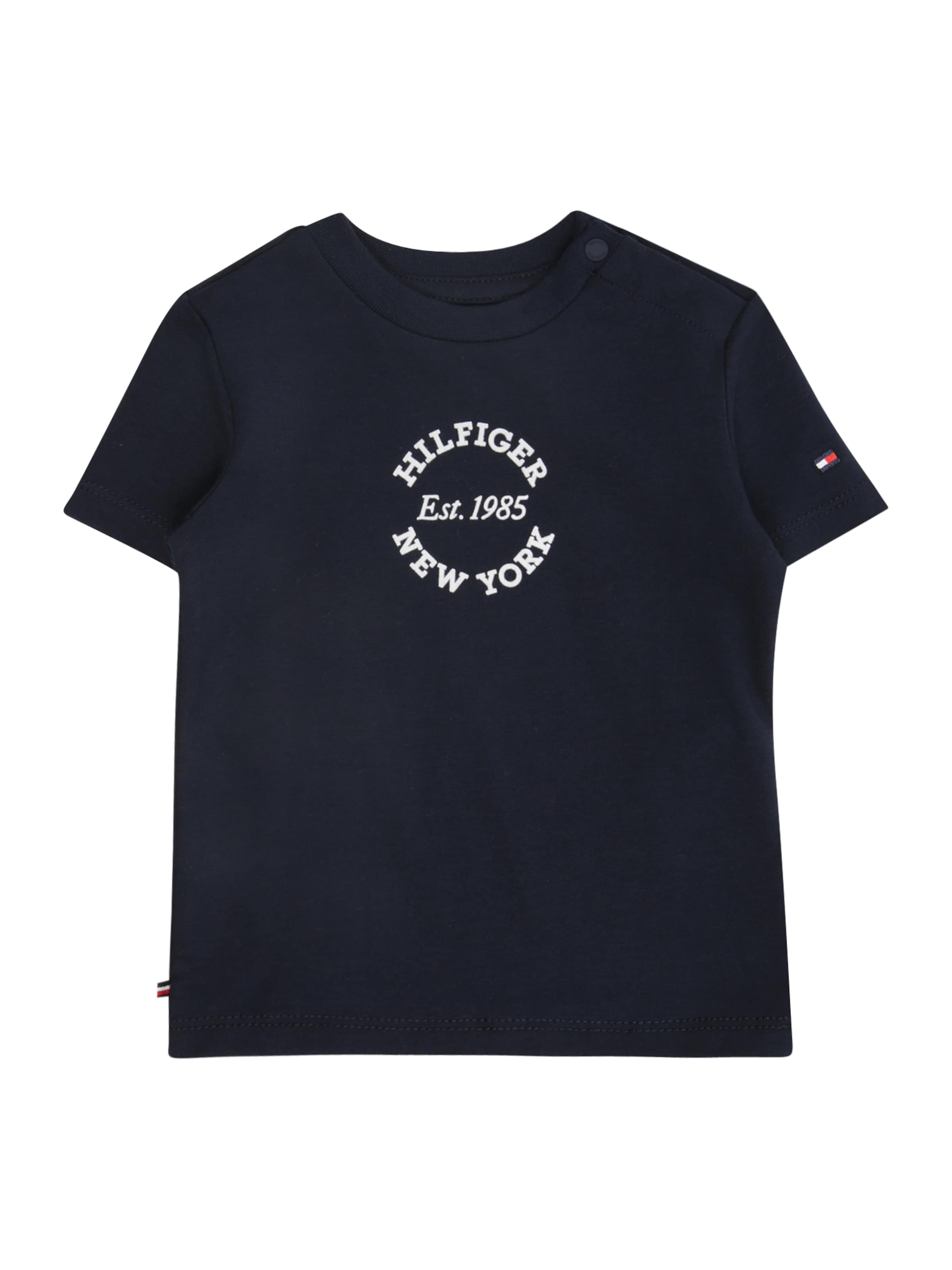 TOMMY HILFIGER Тениска 'BOYS GRAPHIC TEE SS' в синьо: отпред