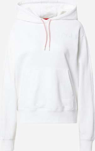 PUMA Athletic Sweatshirt in White: front