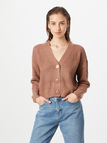 Cardigan Denim Project en marron : devant