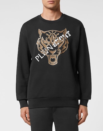 Plein Sport Sweatshirt 'Tiger' in Black