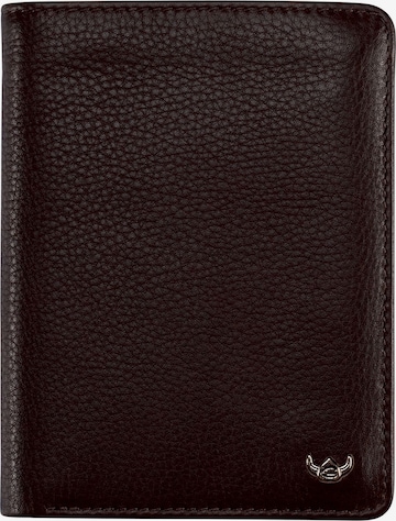 Porte-monnaies 'Capri' GOLDEN HEAD en marron : devant