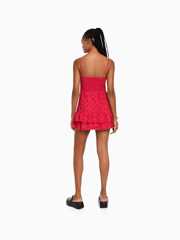 Bershka Summer dress in Red