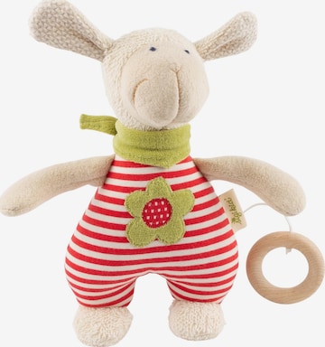 SIGIKID Kuscheltiere 'Spieluhr Natural Stripes Green' in Rot: Vorderseite