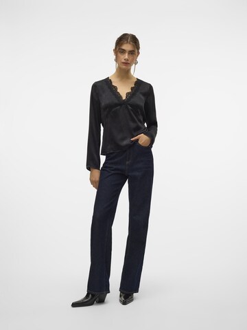 VERO MODA Bluse 'VMSille' i sort