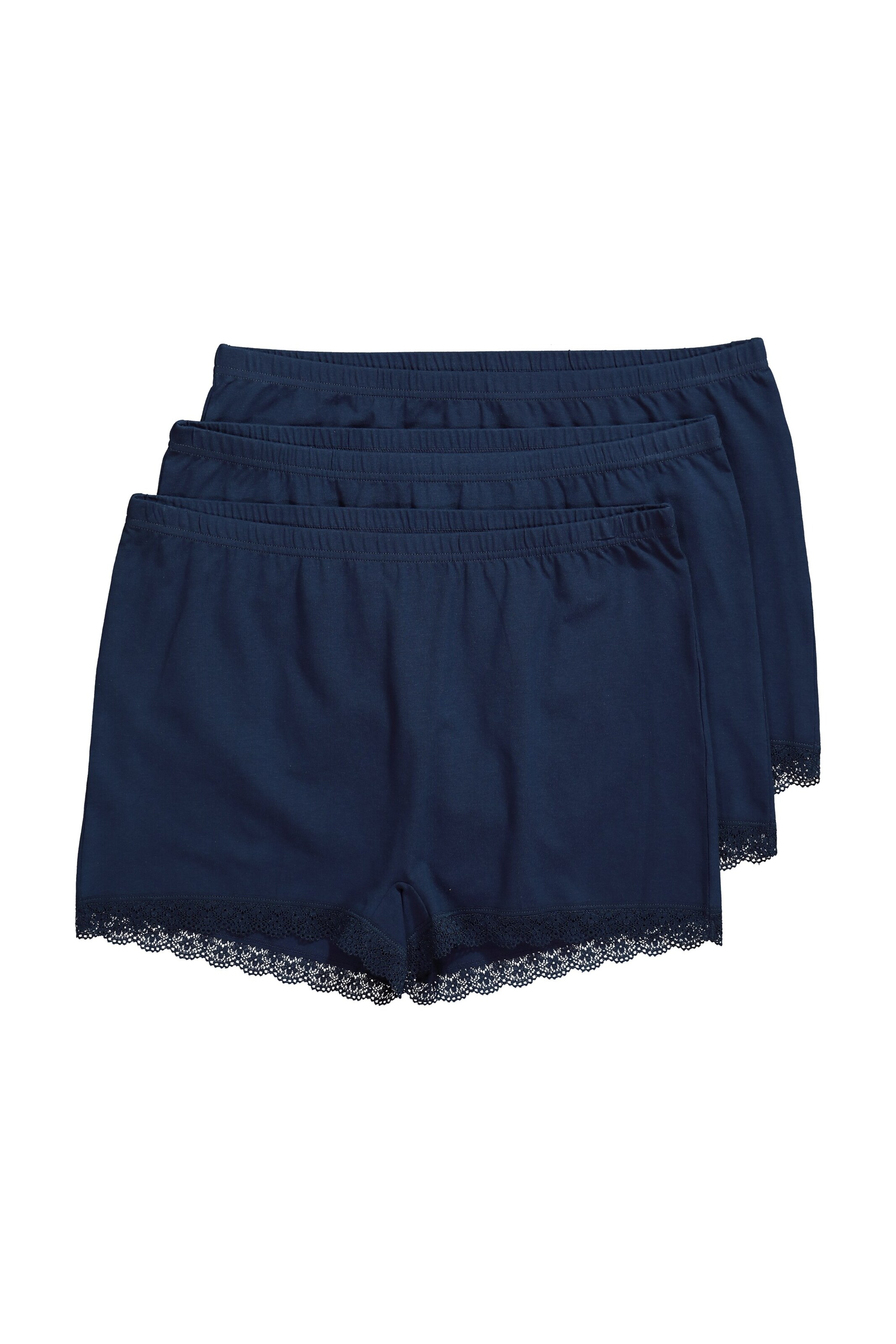 Ulla Popken Broekje in Blauw: voorkant