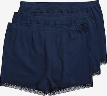 Ulla Popken Broekje in Blauw: voorkant