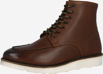 BURTON MENSWEAR LONDON Schnürboots in Braun: predná strana