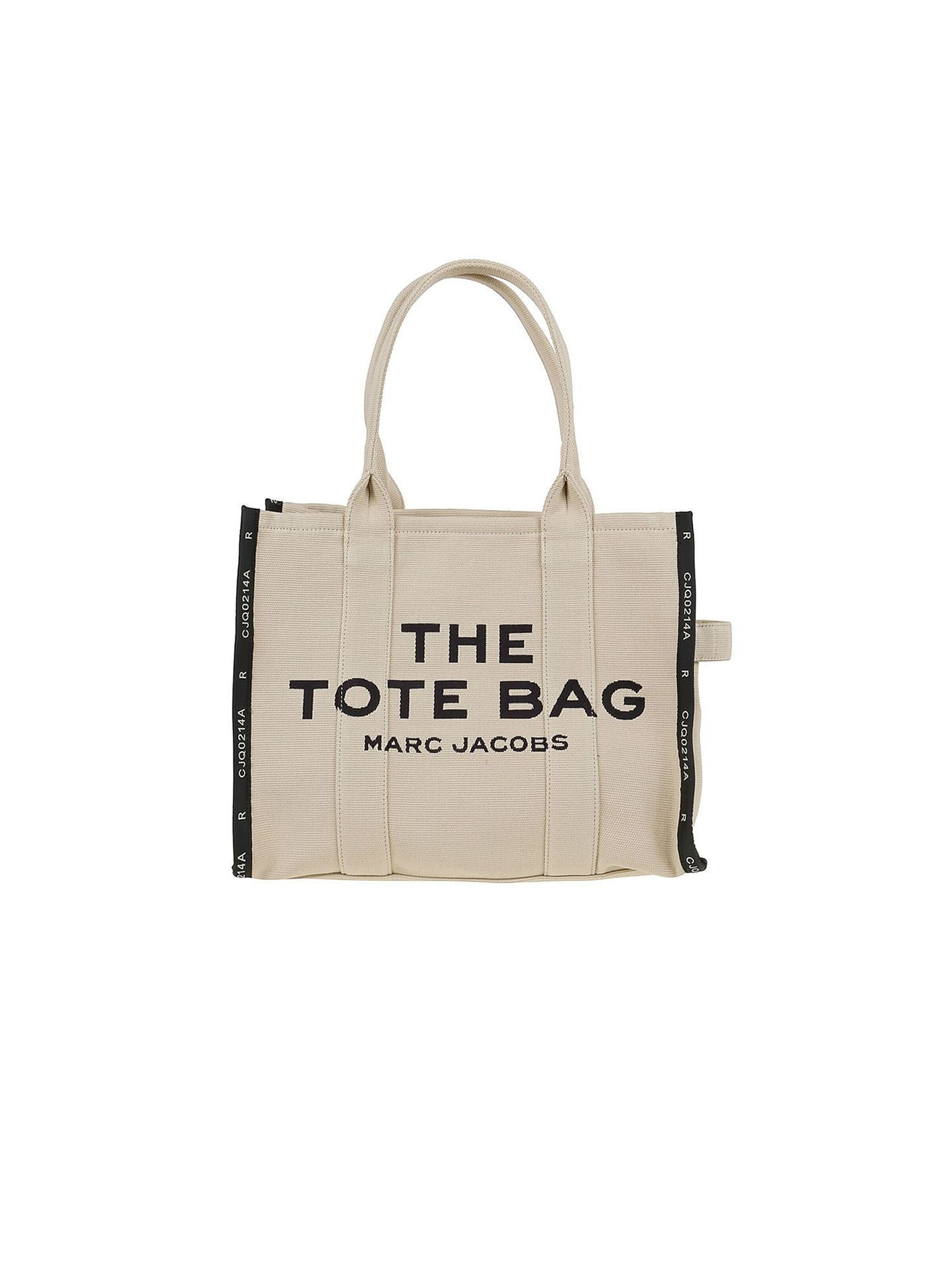Marc Jacobs - Bolso de mano 'Large Tote 42x16x34 cm' en beige: frente