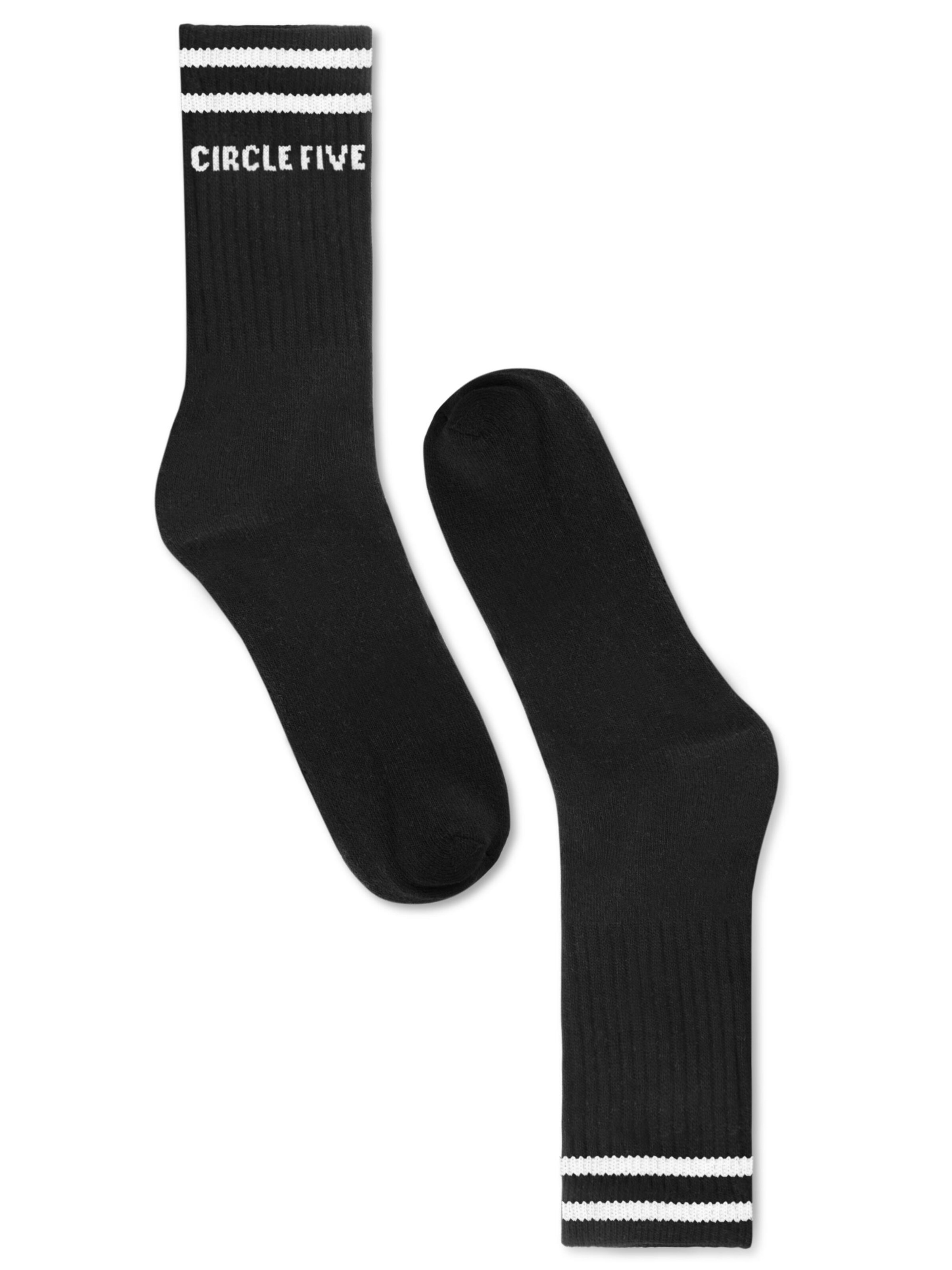 Circle Five Socken in Schwarz