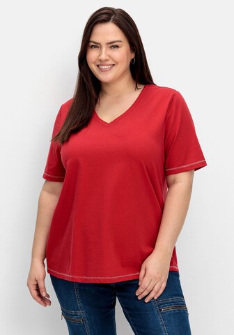 SHEEGO T-Shirt in Rot: predná strana