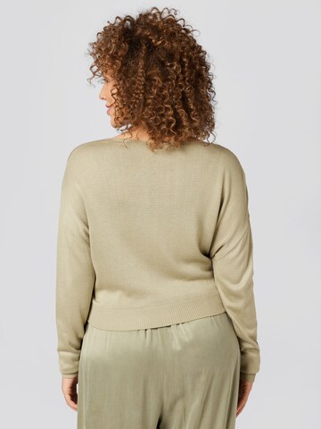 Guido Maria Kretschmer Curvy Knit cardigan 'Elif' in Green