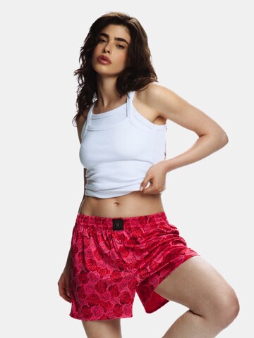 EKCENTRIK Loosefit Broek 'Archimedes In Love' in Roze