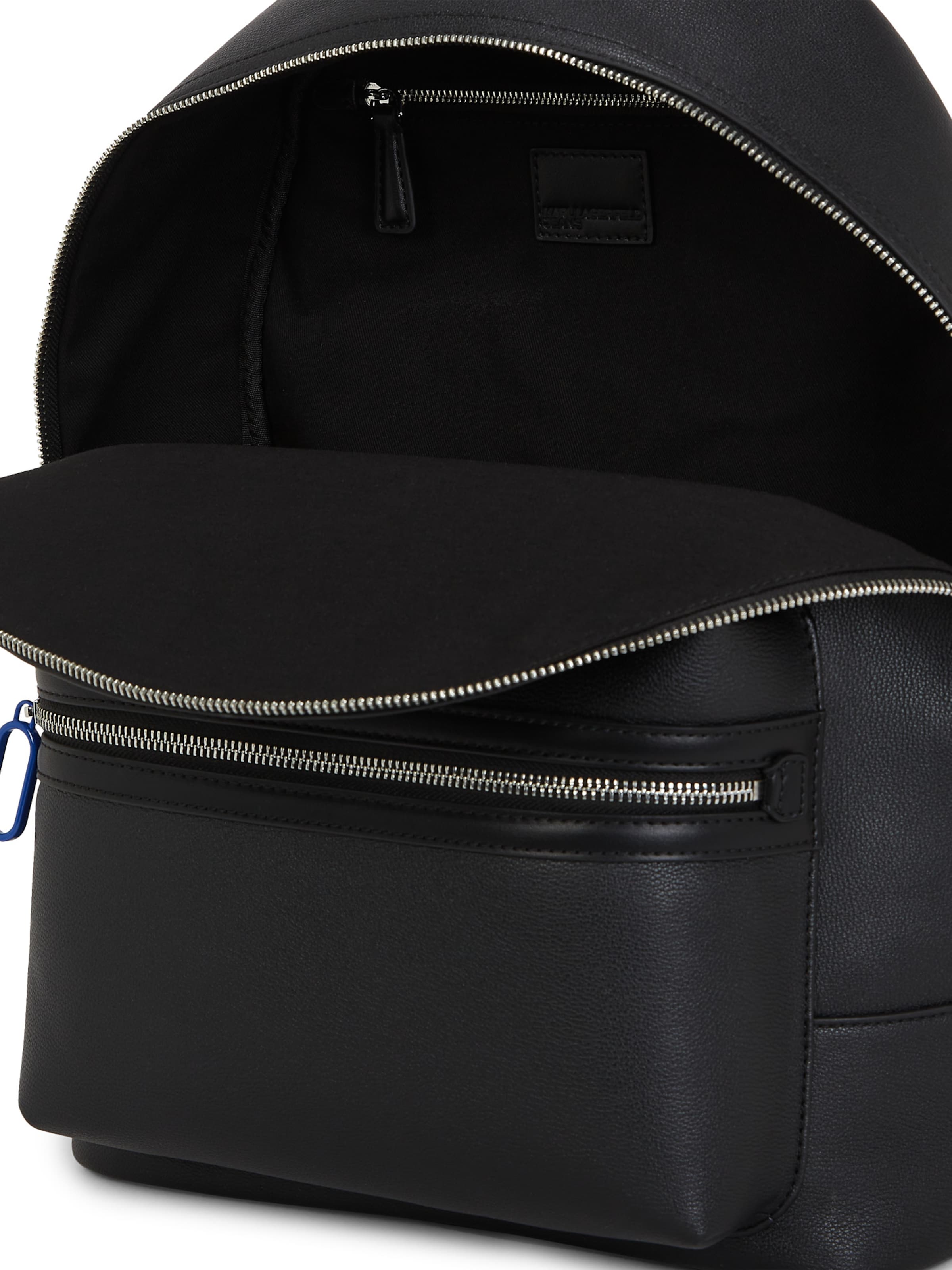 Zaino ' KLJ RUCKSACK MIT BOX-LOGO ' di KARL LAGERFELD JEANS in nero