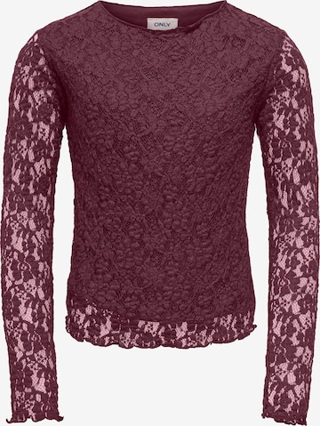 ONLY GIRLS Shirt 'KOGLIA' in Purple: front