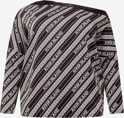 Camicia da donna River Island Plus di colore nero / bianco, Visualizzazione prodotti