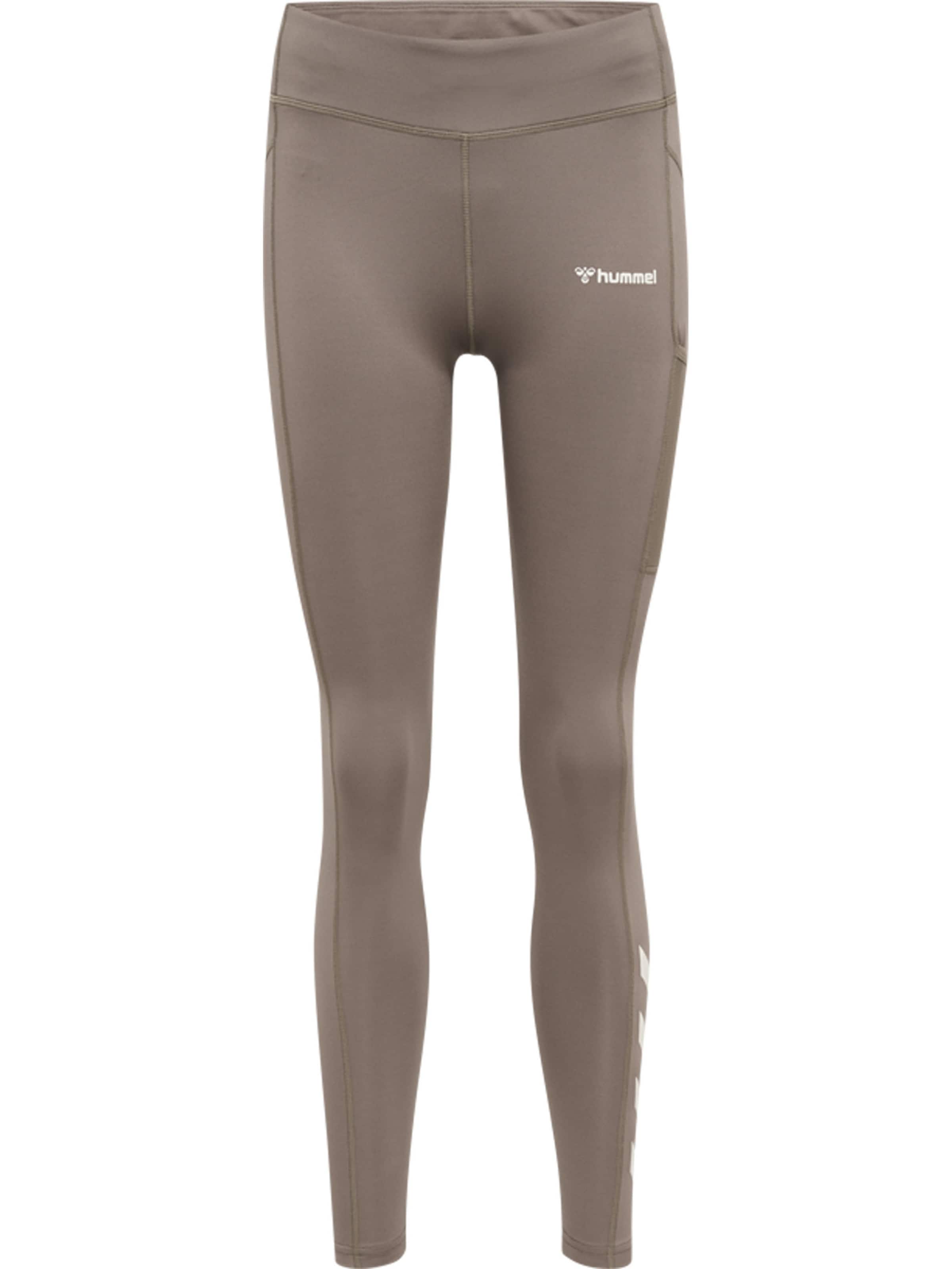Hummel Skinny Sportsbukser 'Chipo' i brun: forside