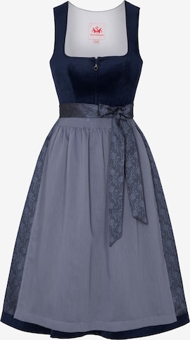 Dirndl 'Glada' SPIETH & WENSKY en bleu : devant