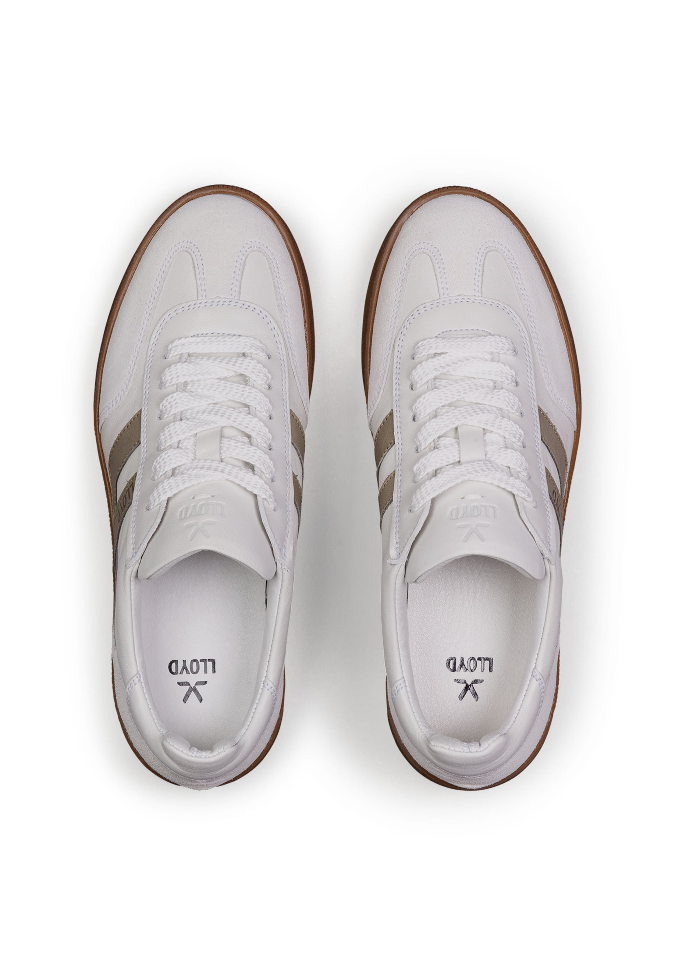 LLOYD Platform trainers 'BRAVA' in White