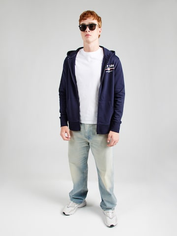 GANT Bluza rozpinana w kolorze niebieski
