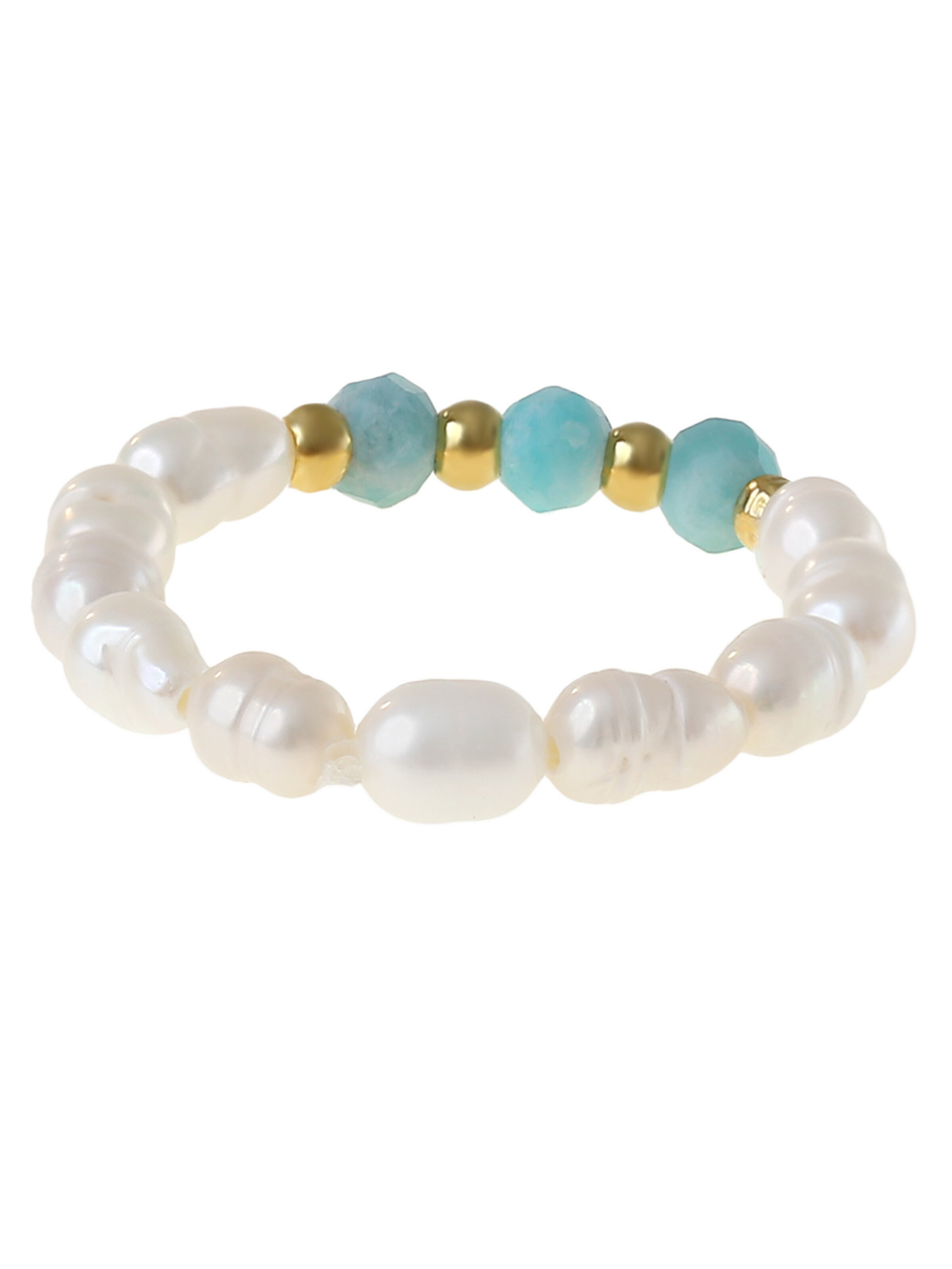 Made by Nami Ring 'Perlenring' in White