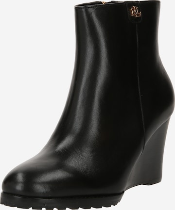 Bottines 'SHALEY' Lauren Ralph Lauren en noir : devant