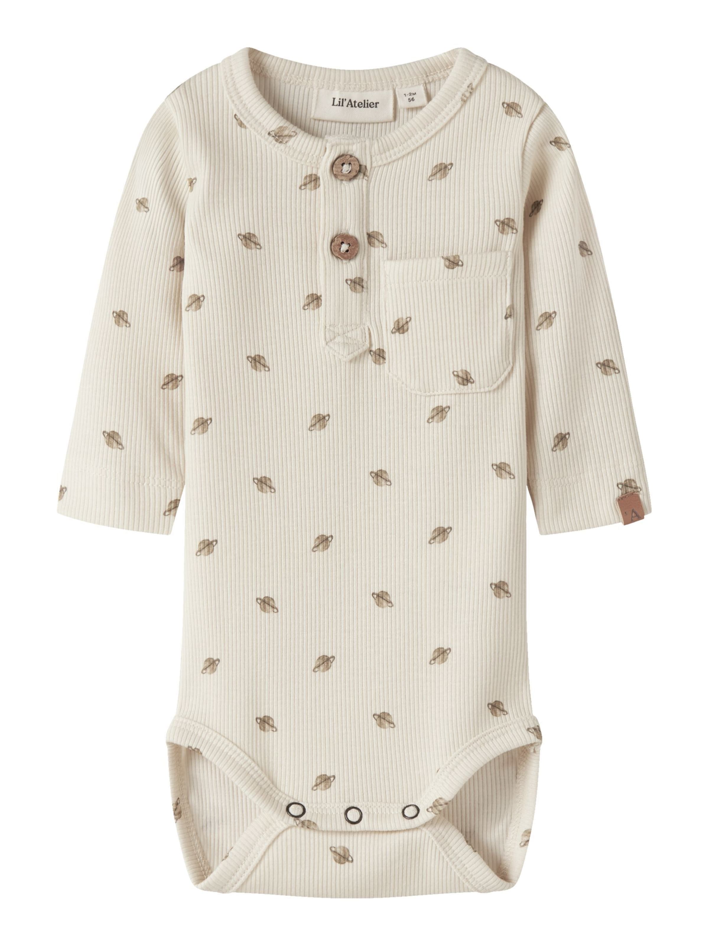 NAME IT - Pijama entero/body en beige