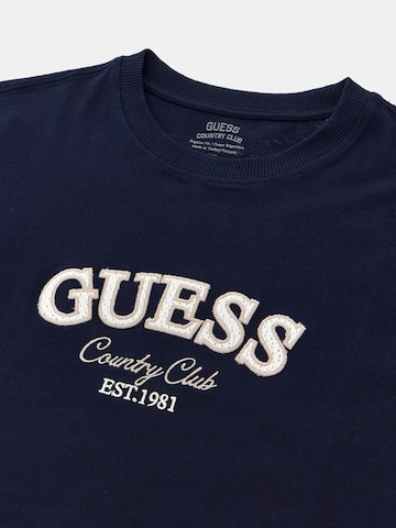 mėlyna GUESS Marškinėliai