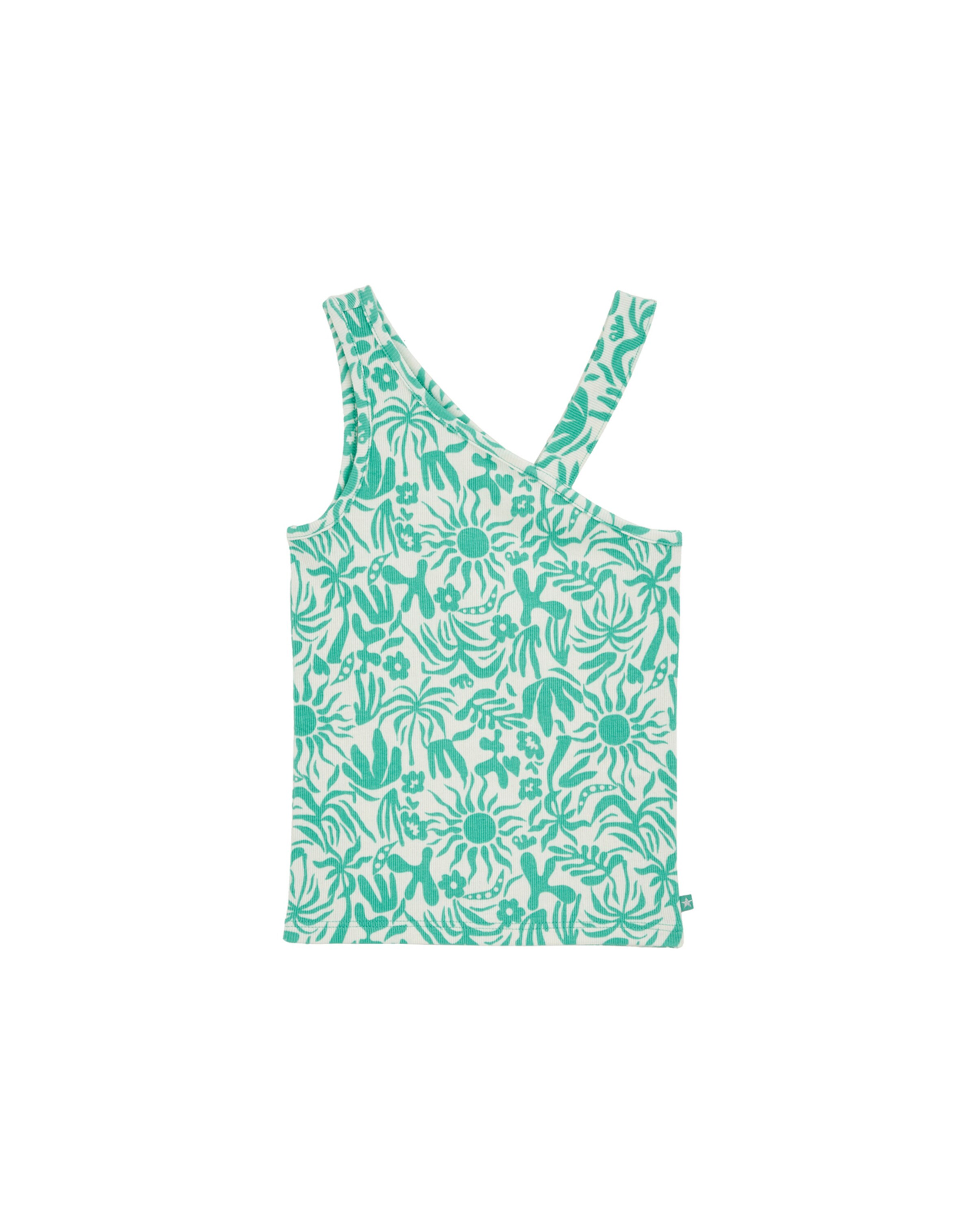 WE Fashion Τοπ σε λευκό: μπροστά