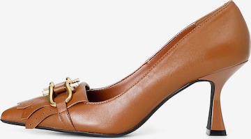 Décolleté di CAFè NOIR in marrone: frontale