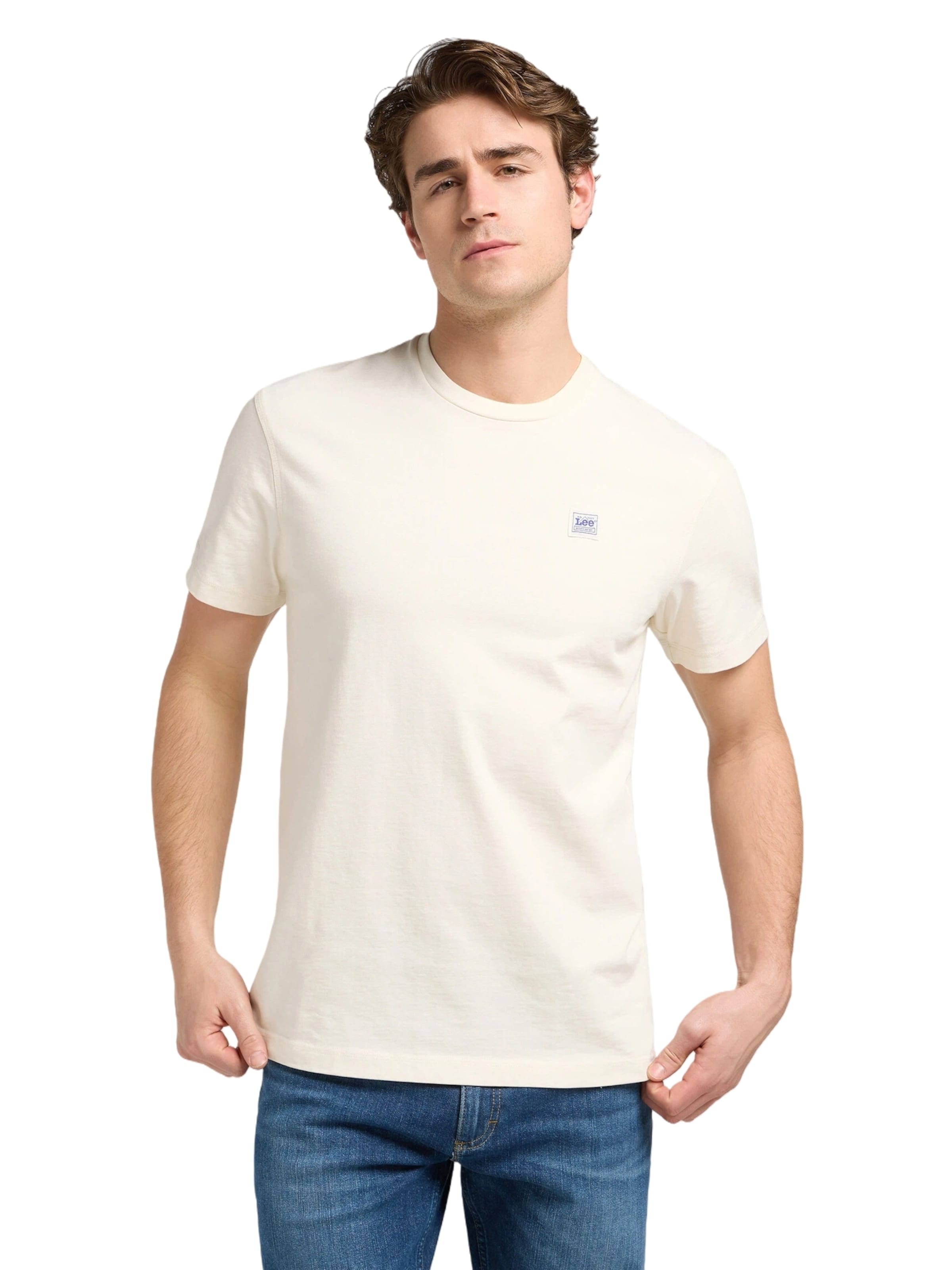 Lee Shirt in White: front