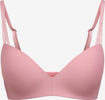 Calvin Klein UnderwearT-shirt Grudnjak - roza boja: prednji dio