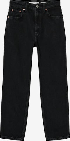 MANGO Regular Jeans in Schwarz: predná strana