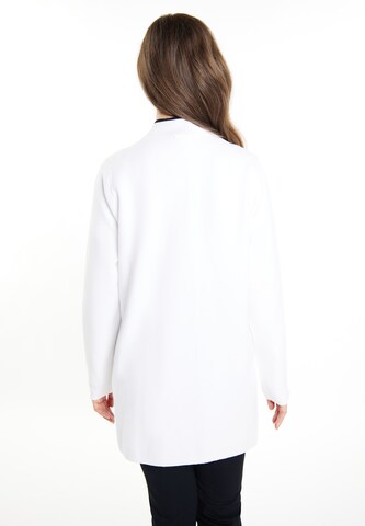 usha BLACK LABEL Knit cardigan 'Nowles' in White