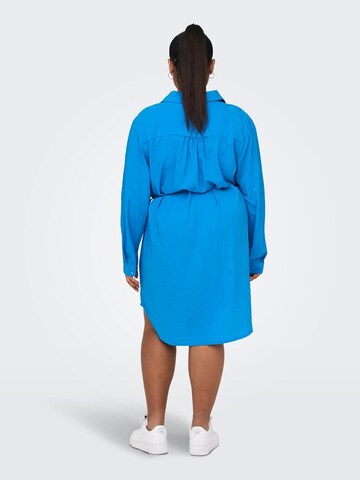 ONLY Carmakoma Shirt Dress in Blue