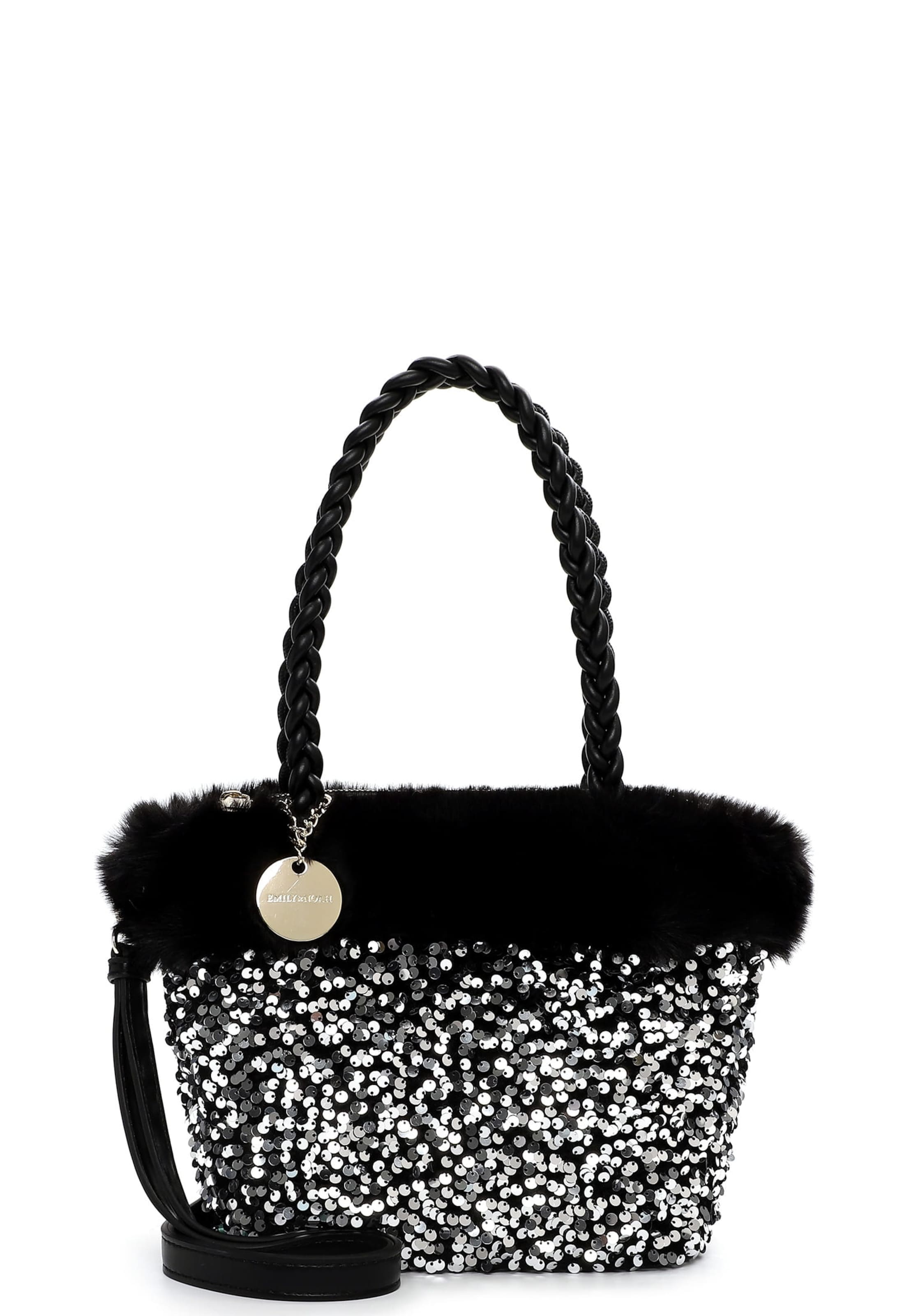 Emily & Noah Shopper 'Hara' in Silber: Vorderseite