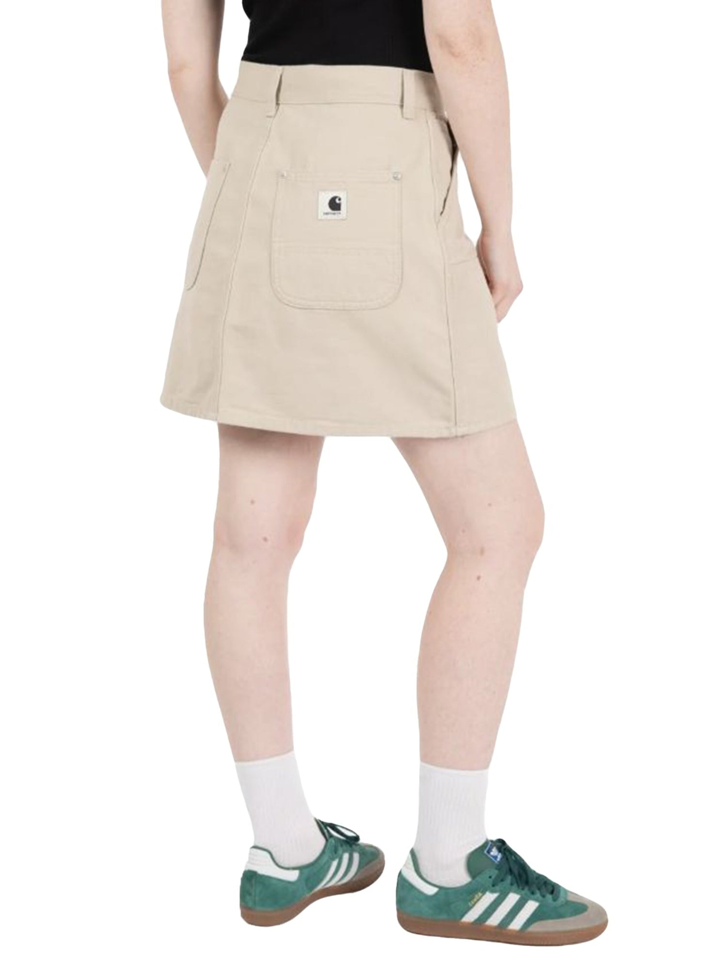 Gonna 'W' Maeve Double Knee Skirt Fleur De Sel' di Carhartt WIP in beige