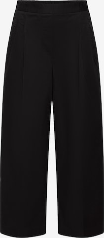 ICHI Élére vasalt nadrágok 'IHFUNI' - fekete: elől