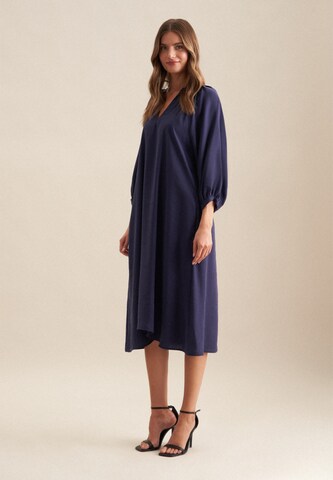 SEIDENSTICKER Dress 'Schwarze Rose' in Blue