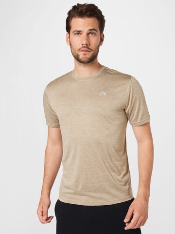 T-Shirt fonctionnel Newline en beige : devant