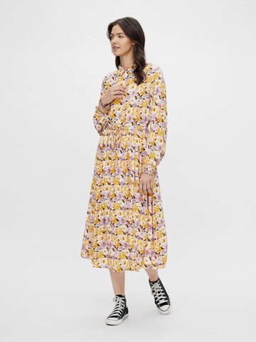 PIECES Shirt Dress 'DANSI' in Yellow