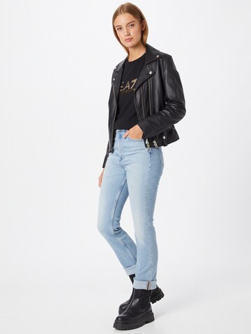 EA7 Emporio Armani Sweatshirt 'Evolution' in Zwart