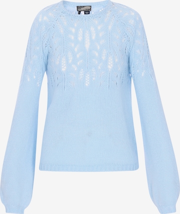 Pull-over DreiMaster Vintage en bleu : devant