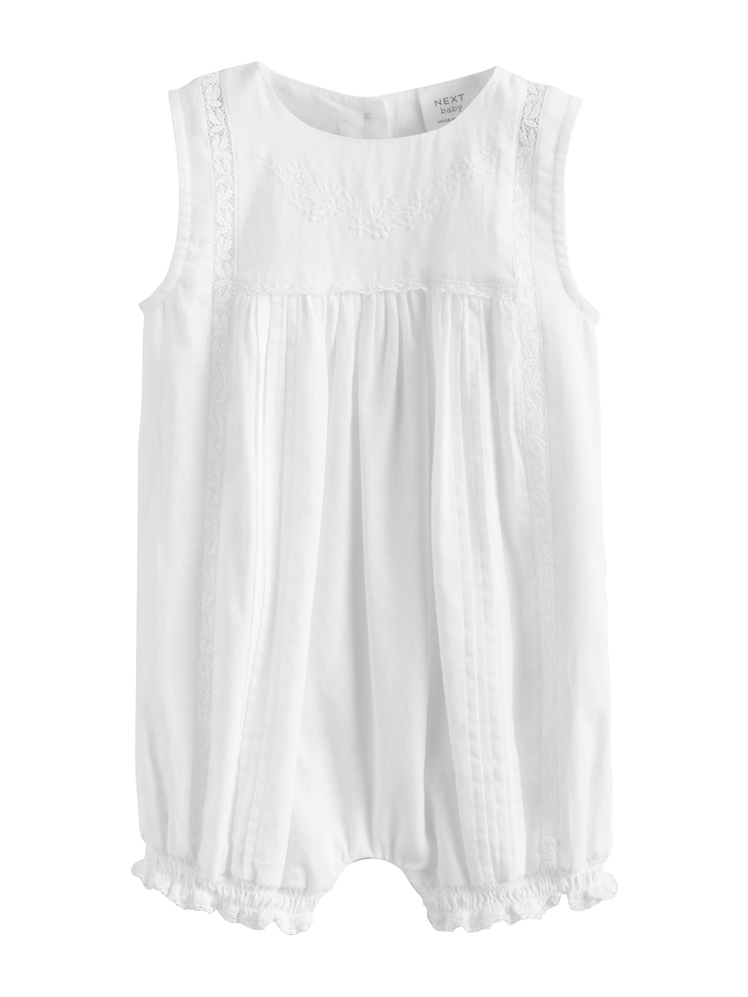 Next Pajac/bodi | bela barva: sprednja stran