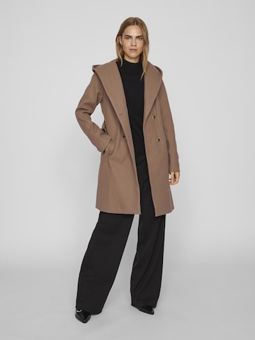 VILA Between-Seasons Coat in Brown