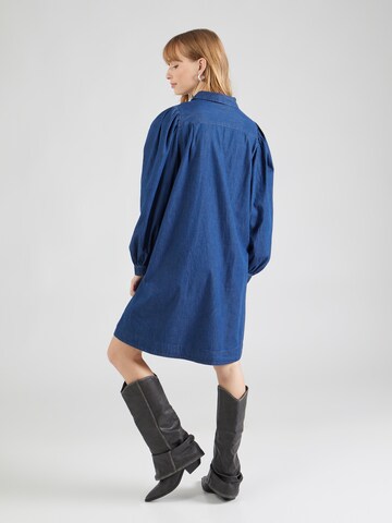 SAINT TROPEZ Shirt Dress 'Doreen' in Blue