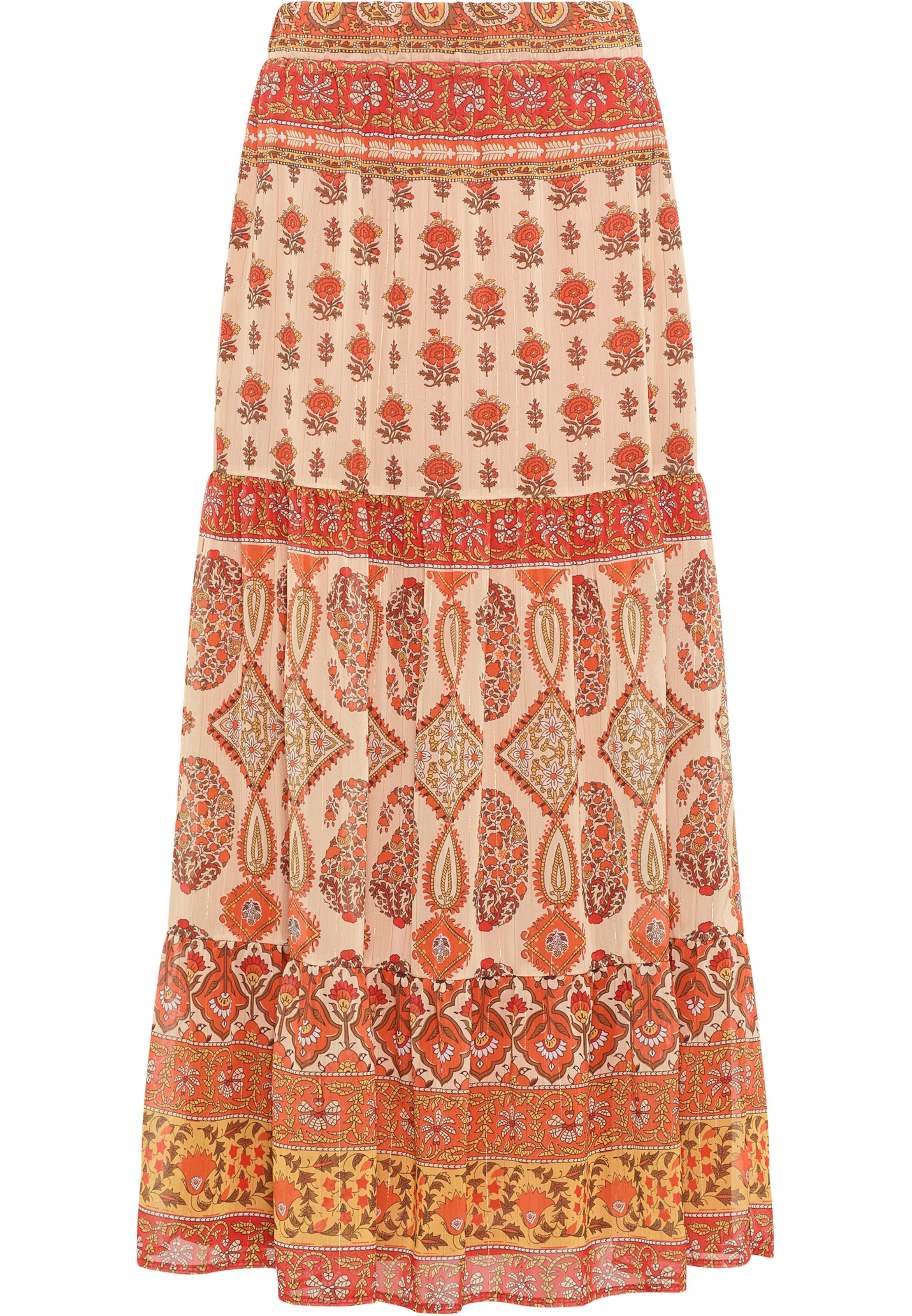usha FESTIVAL Φούστα σε πορτοκαλί: μπροστά